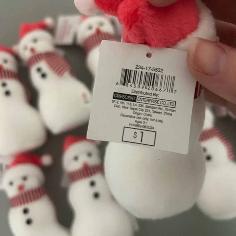 Target 10 Pack of Plush‎ Snowmen